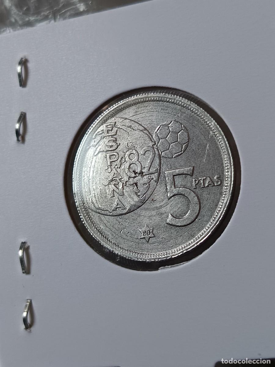 Monedas con errores: 5 pesetas 1980 cospel en aluminio raro - Foto 5