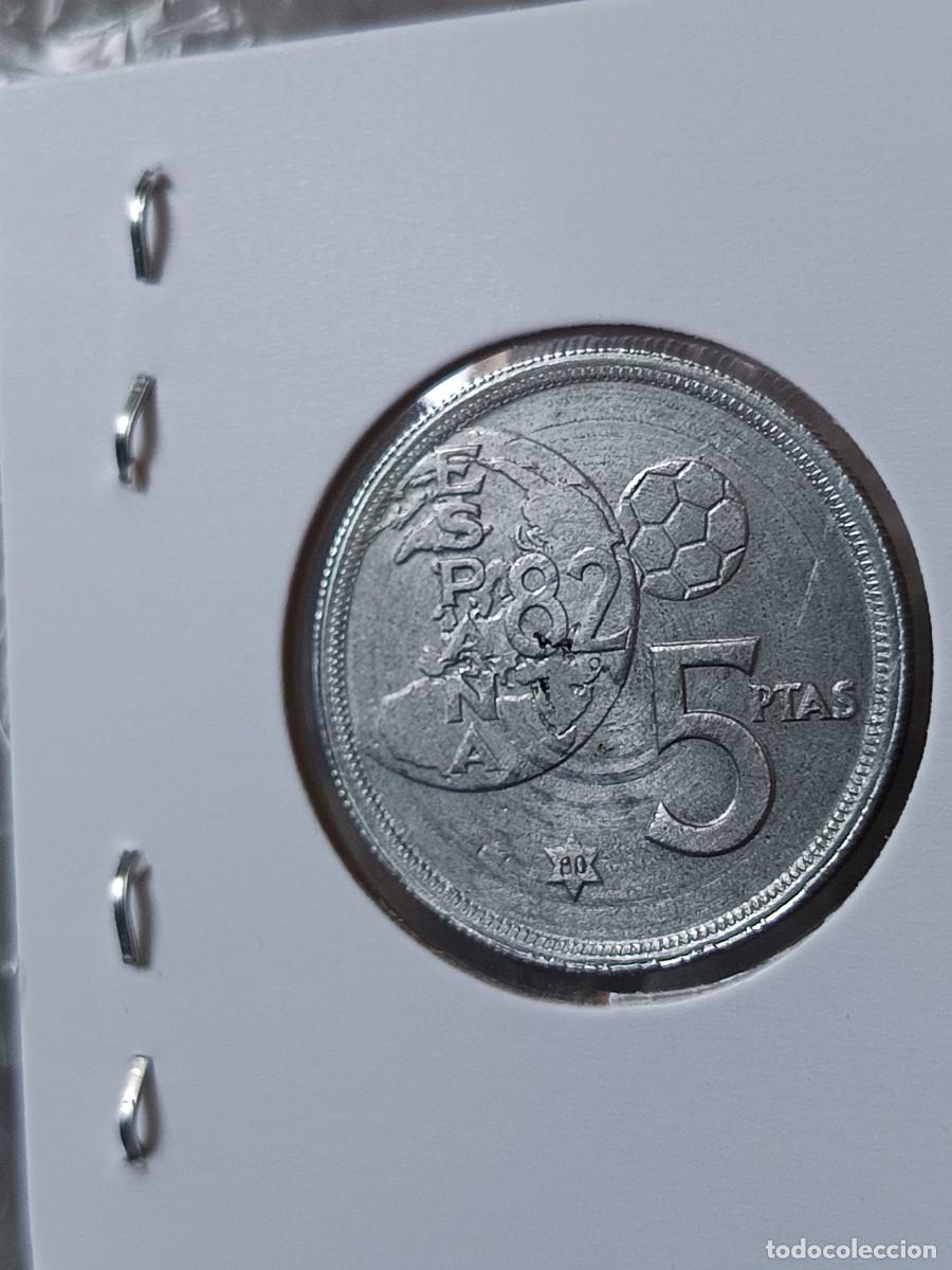 Monedas con errores: 5 pesetas 1980 cospel en aluminio raro - Foto 7