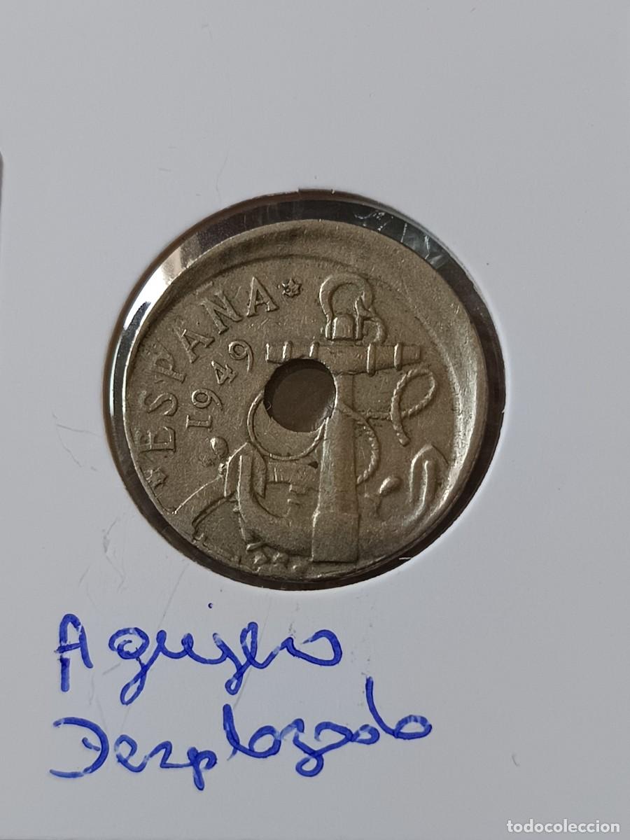 Monedas con errores: 50 c&eacute;ntimos 1949 doble error desplazada - Foto 5