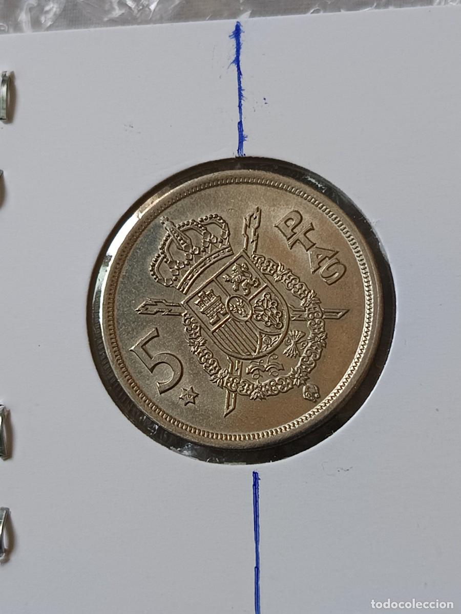 Monedas con errores: 5 pesetas 1975 reverso girado - Foto 6