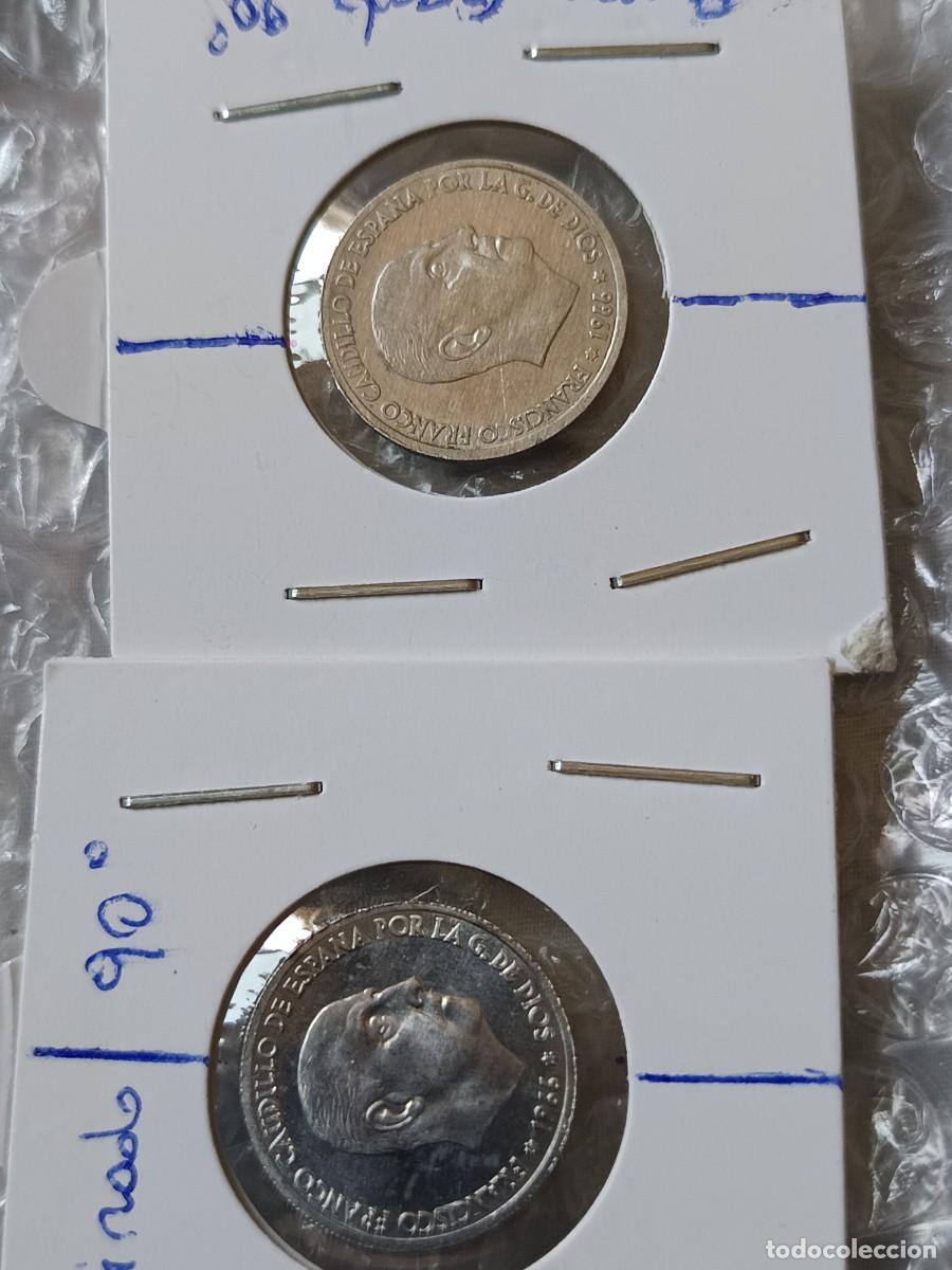 Coins with Errors: 2 monedas 50 c&eacute;ntimos 1966 reverso girado
