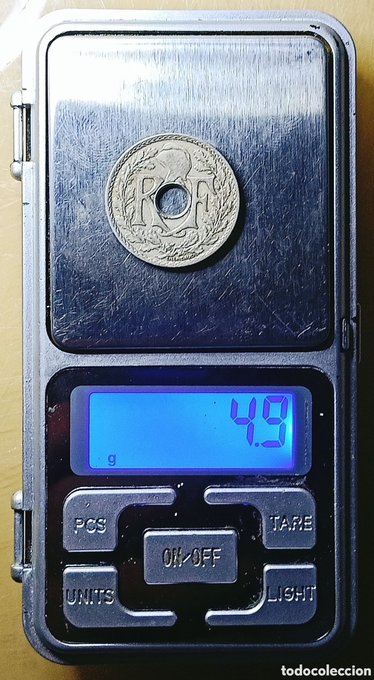 Monedas con errores: Moneda Francia-1928- RARO ERROR - Foto 11