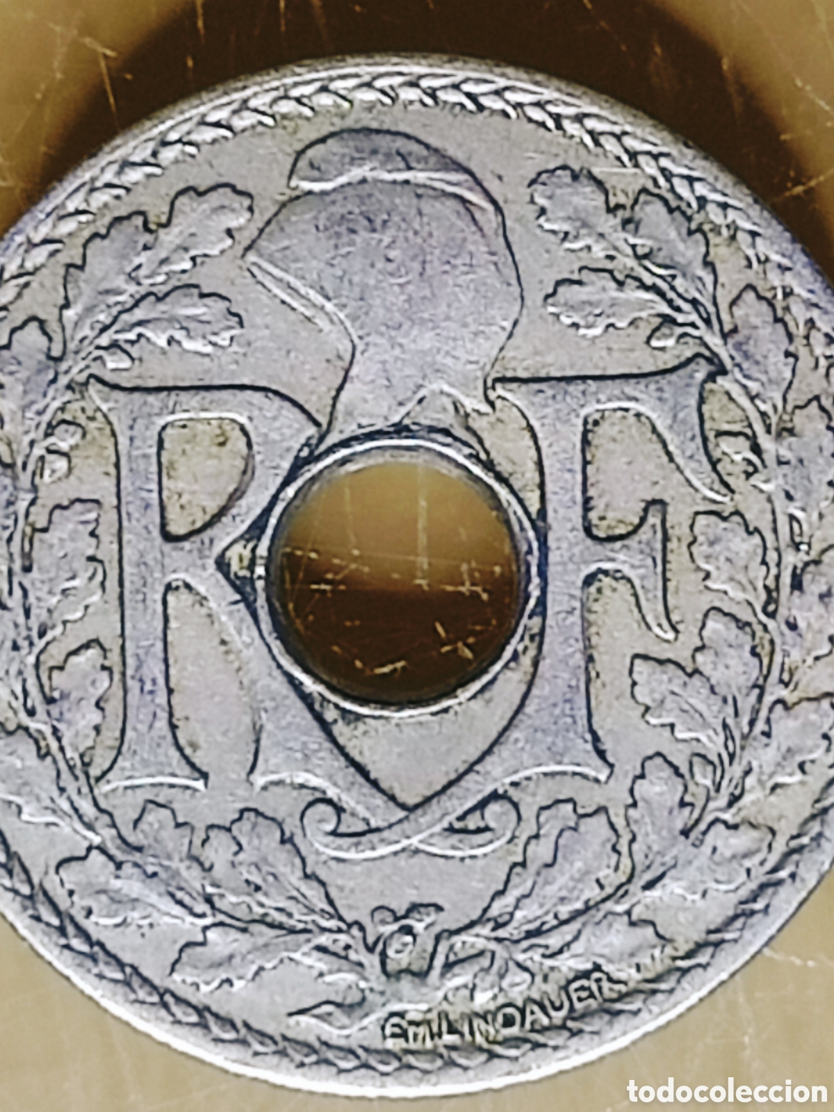 Monedas con errores: Moneda Francia-1928- RARO ERROR - Foto 19