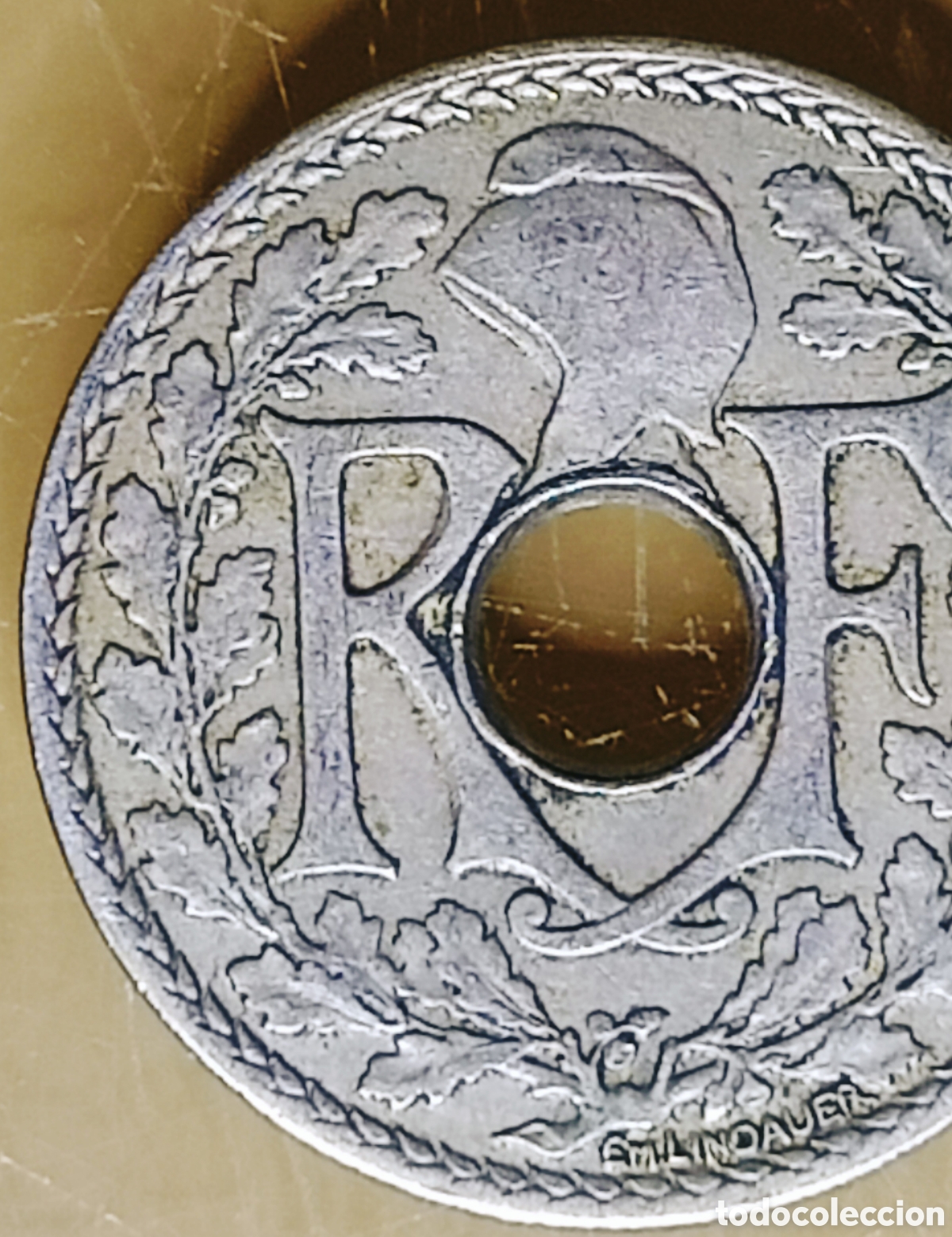 Monedas con errores: Moneda Francia-1928- RARO ERROR - Foto 20