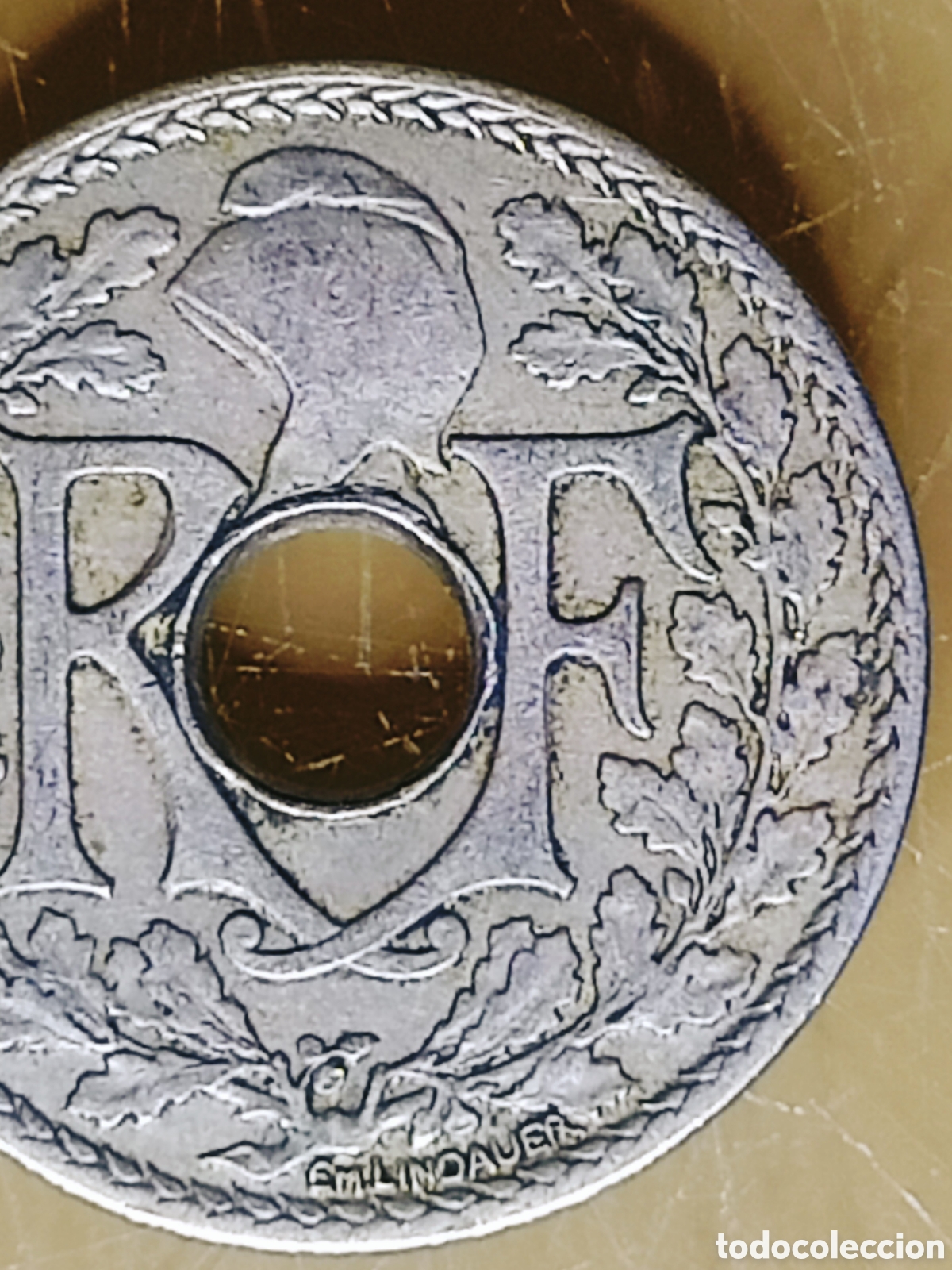 Monedas con errores: Moneda Francia-1928- RARO ERROR - Foto 21