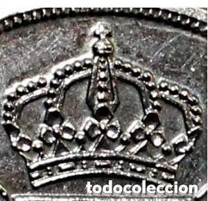 Monnaies avec erreurs: MONEDA DE 5 PESETAS JUAN CARLOS I 1975 ESTRELLA 77 VARIANTE ALEMANA O GLOBO CRUC&Iacute;FERO