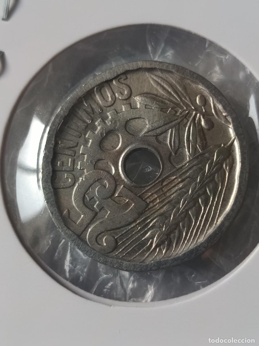 Monedas con errores: 25 c&eacute;ntimos 1934 canto grueso - Foto 3
