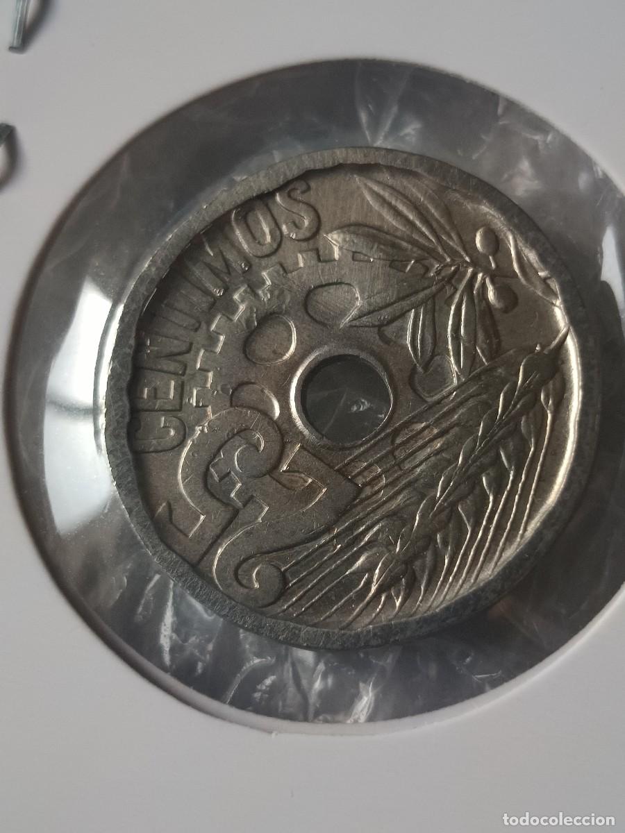 Monedas con errores: 25 c&eacute;ntimos 1934 canto grueso - Foto 4