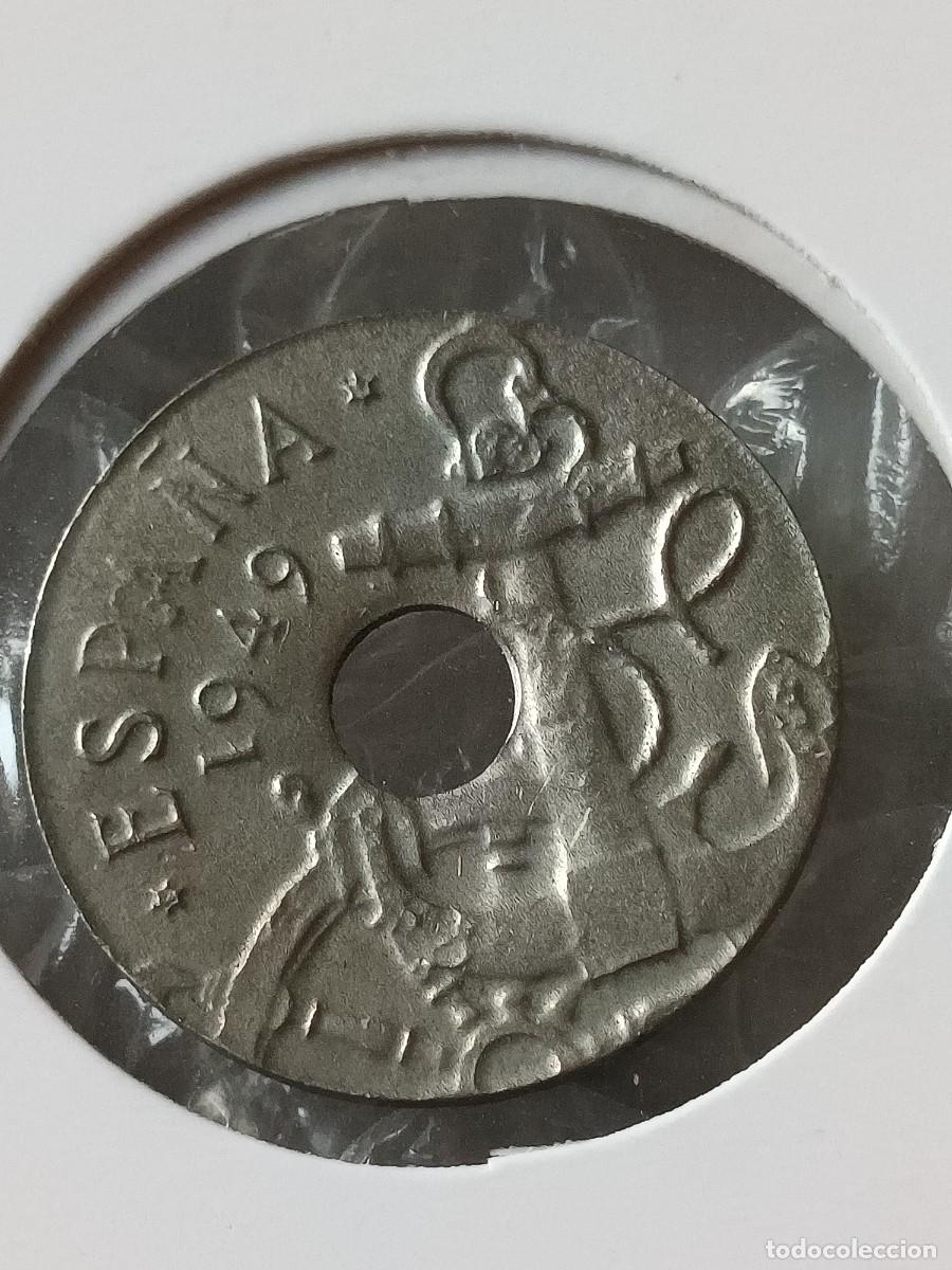 Monedas con errores: Monedas 50 c&eacute;ntimos 1949 error peso 1,82 gramos - Foto 2