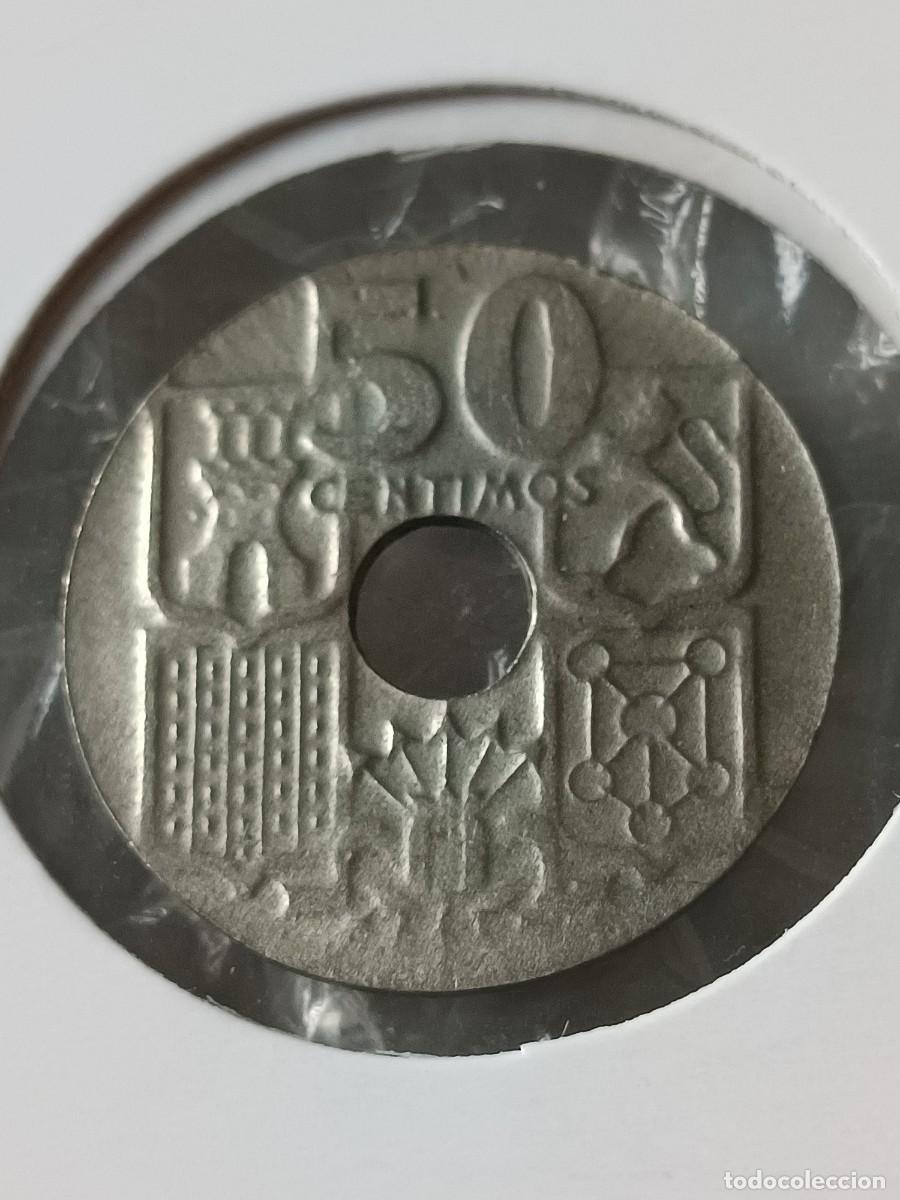 Monedas con errores: Monedas 50 c&eacute;ntimos 1949 error peso 1,82 gramos - Foto 4