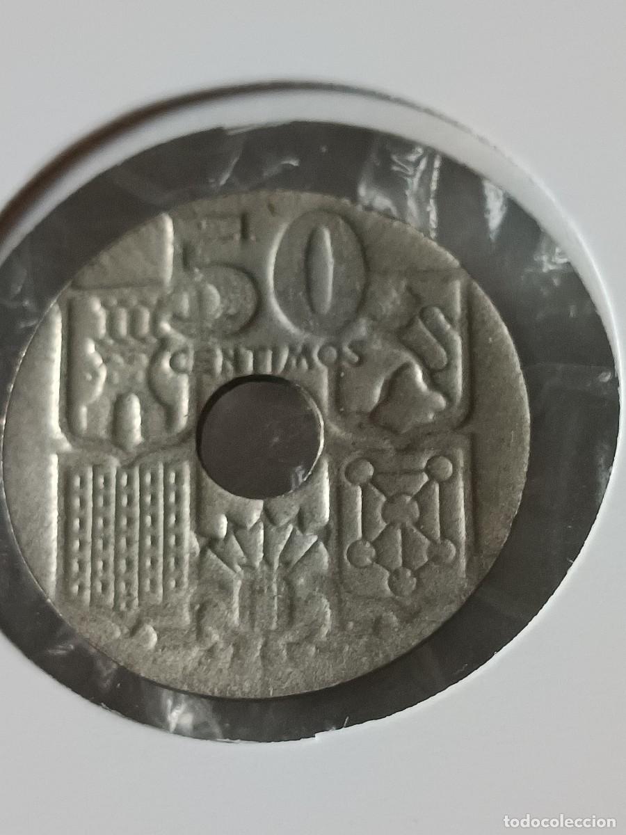 Monedas con errores: Monedas 50 c&eacute;ntimos 1949 error peso 1,82 gramos - Foto 5