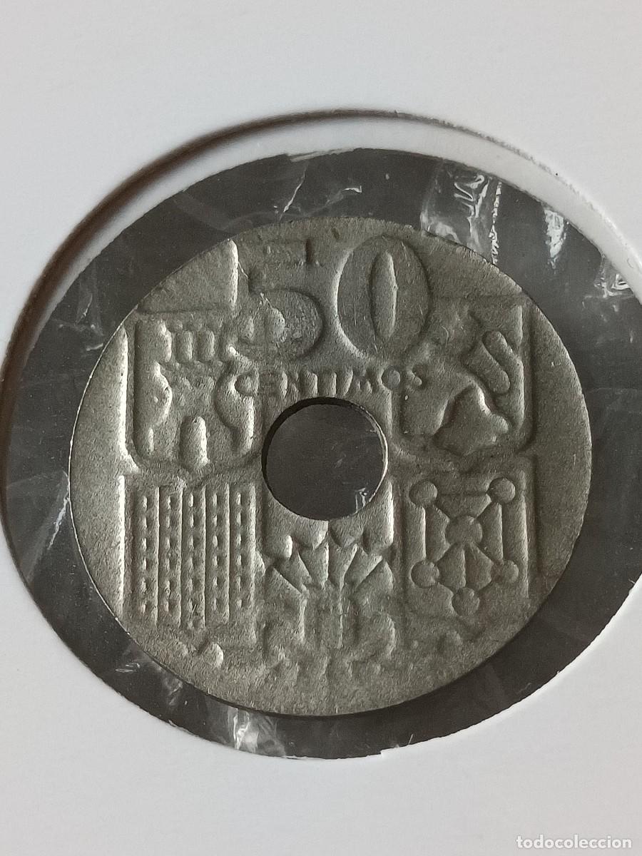 Monedas con errores: Monedas 50 c&eacute;ntimos 1949 error peso 1,82 gramos - Foto 6