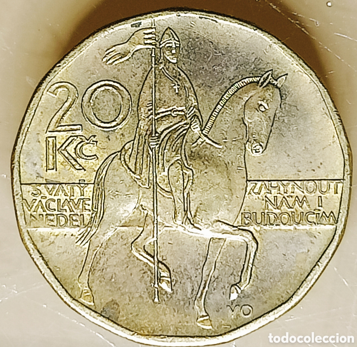 Monedas con errores: Moneda Rep&uacute;blica Checa(2020) Error de Acu&ntilde;aci&oacute;n - Foto 2