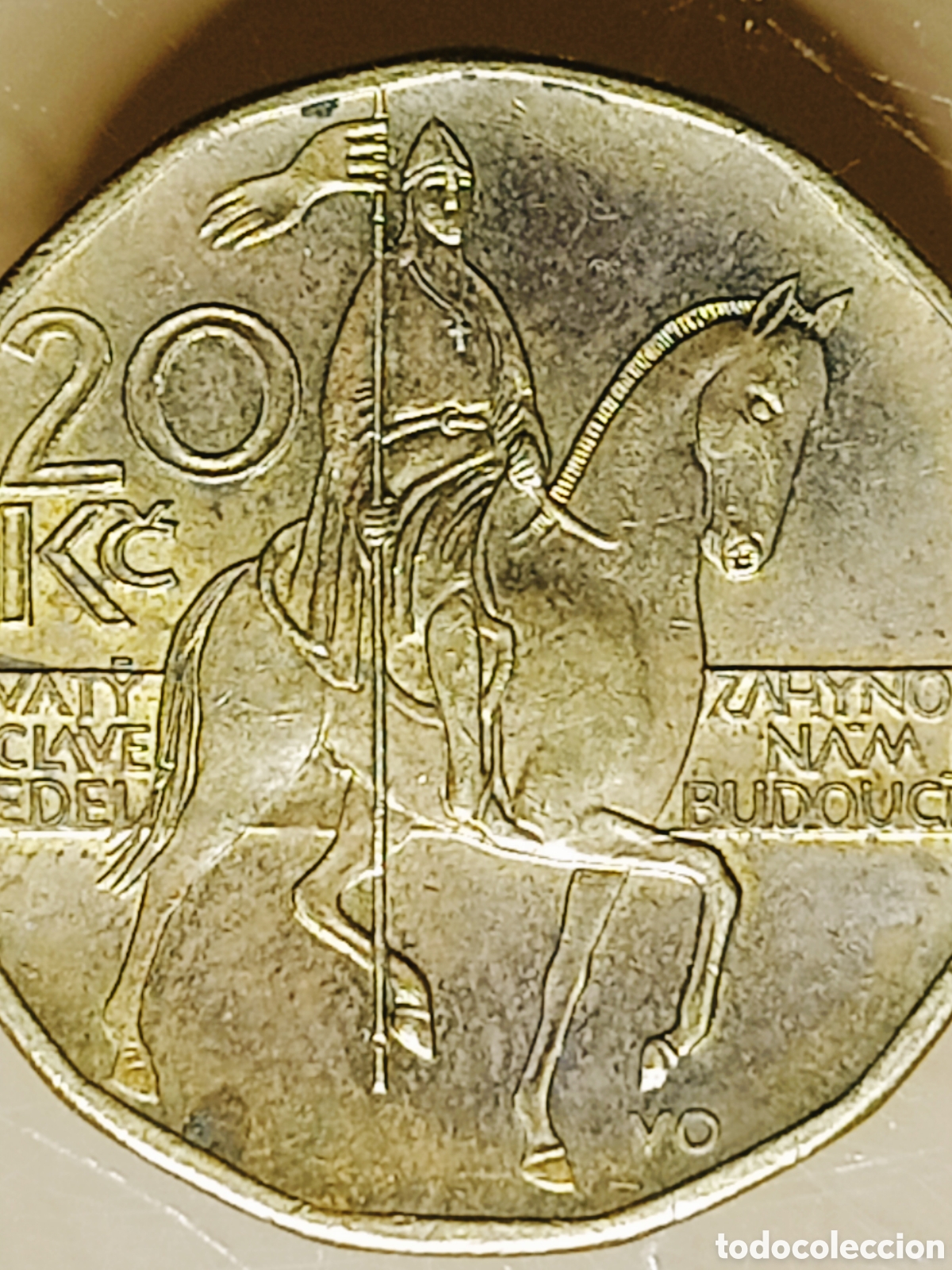 Monedas con errores: Moneda Rep&uacute;blica Checa(2020) Error de Acu&ntilde;aci&oacute;n - Foto 3