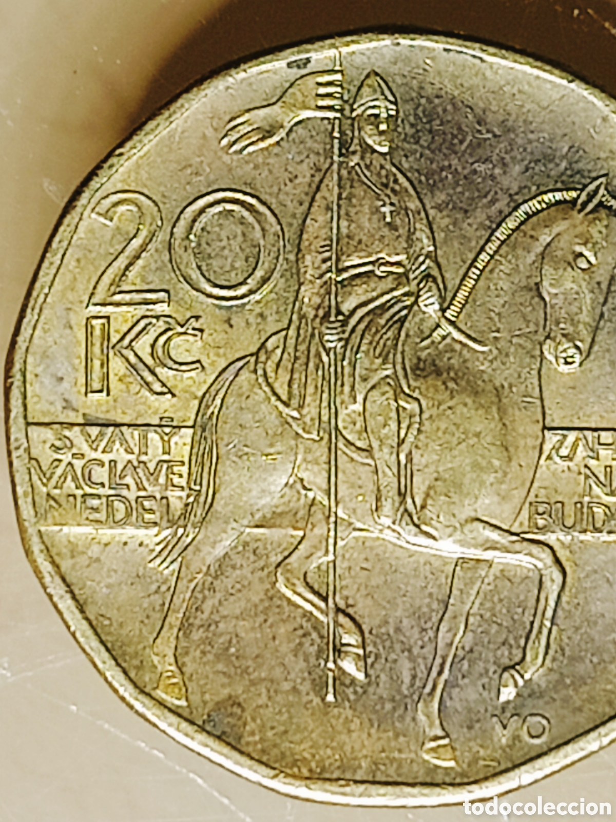 Monedas con errores: Moneda Rep&uacute;blica Checa(2020) Error de Acu&ntilde;aci&oacute;n - Foto 4