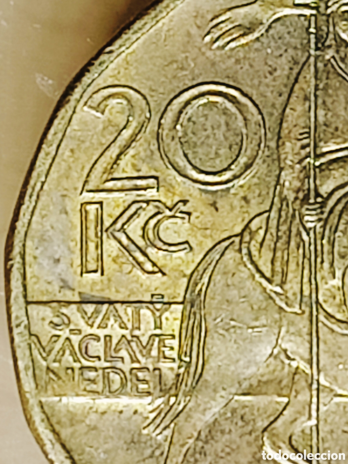 Monedas con errores: Moneda Rep&uacute;blica Checa(2020) Error de Acu&ntilde;aci&oacute;n - Foto 6