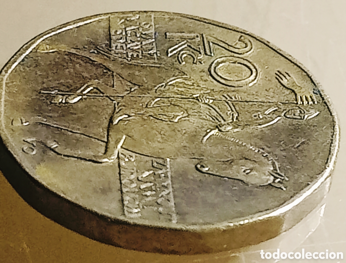 Monedas con errores: Moneda Rep&uacute;blica Checa(2020) Error de Acu&ntilde;aci&oacute;n - Foto 18