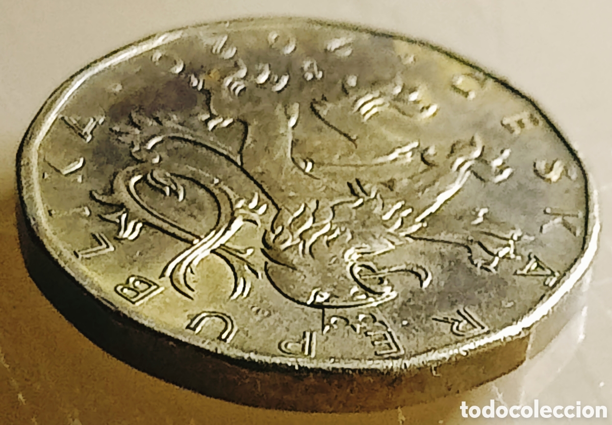 Monedas con errores: Moneda Rep&uacute;blica Checa(2020) Error de Acu&ntilde;aci&oacute;n - Foto 21