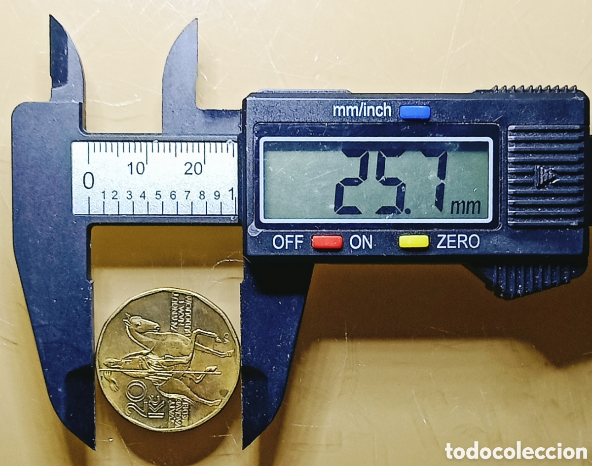 Monedas con errores: Moneda Rep&uacute;blica Checa(2020) Error de Acu&ntilde;aci&oacute;n - Foto 23