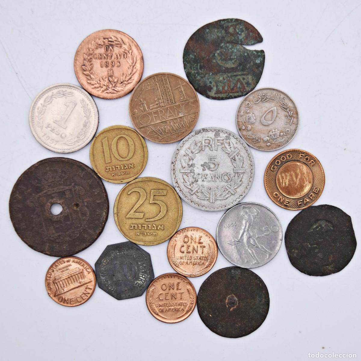 Monedas con errores: Monedas antiguas - Conjunto de 17 - Foto 4