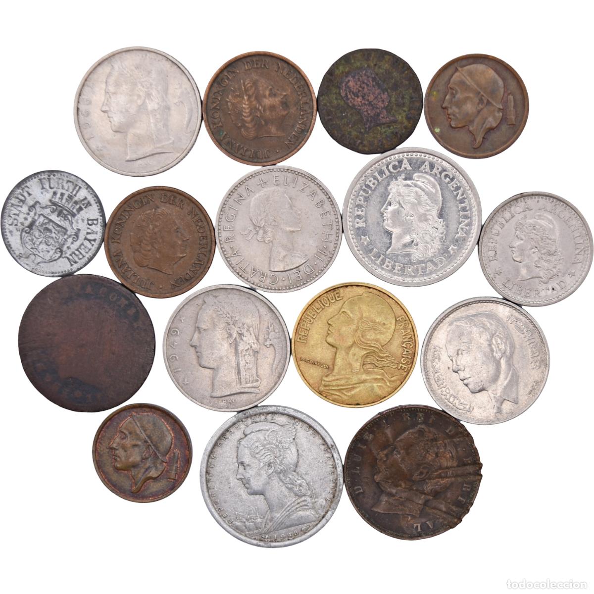 Monedas con errores: Monedas antiguas - Conjunto de 16 - Foto 2