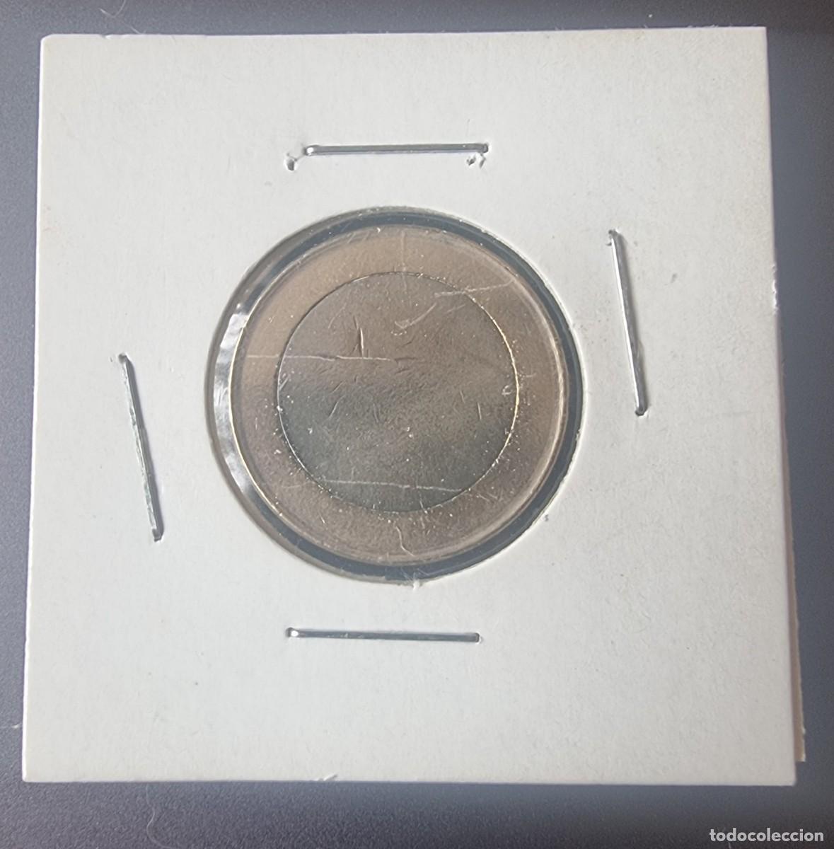 Monedas con errores: MONEDA ERROR COSPEL DE 1 EURO SIN ACU&Ntilde;AR MUY RARA - Foto 1