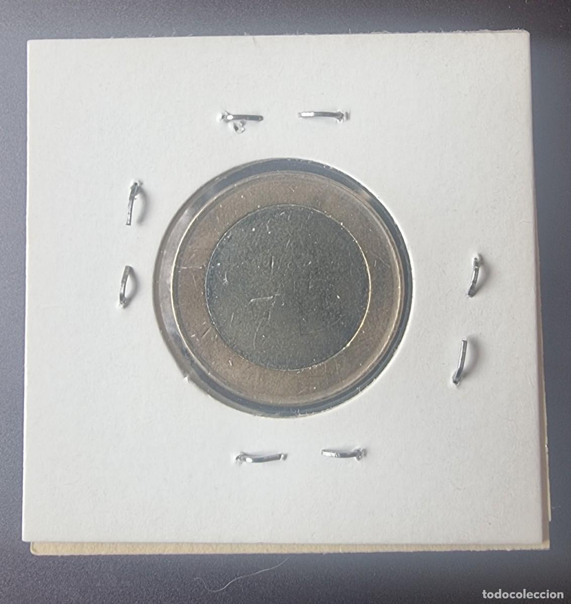 Monedas con errores: MONEDA ERROR COSPEL DE 1 EURO SIN ACU&Ntilde;AR MUY RARA - Foto 2