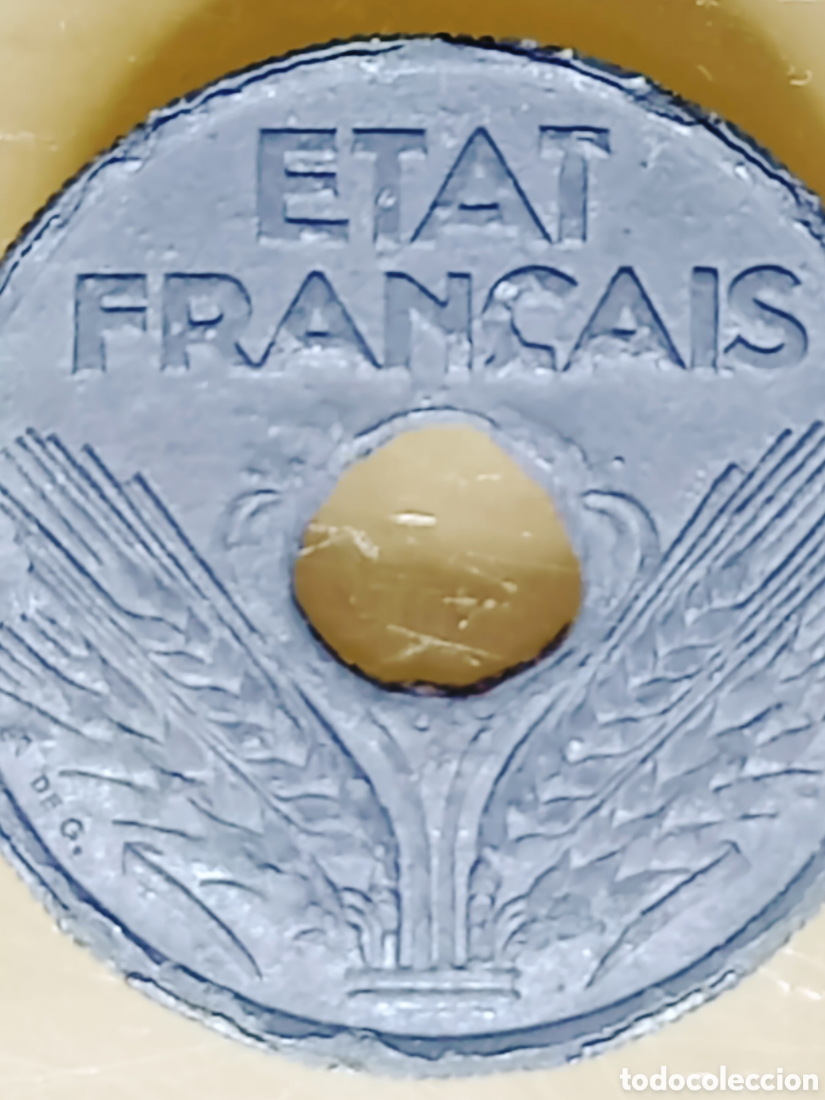 Monedas con errores: Moneda Francia (1942) error m&uacute;ltiple - Foto 13