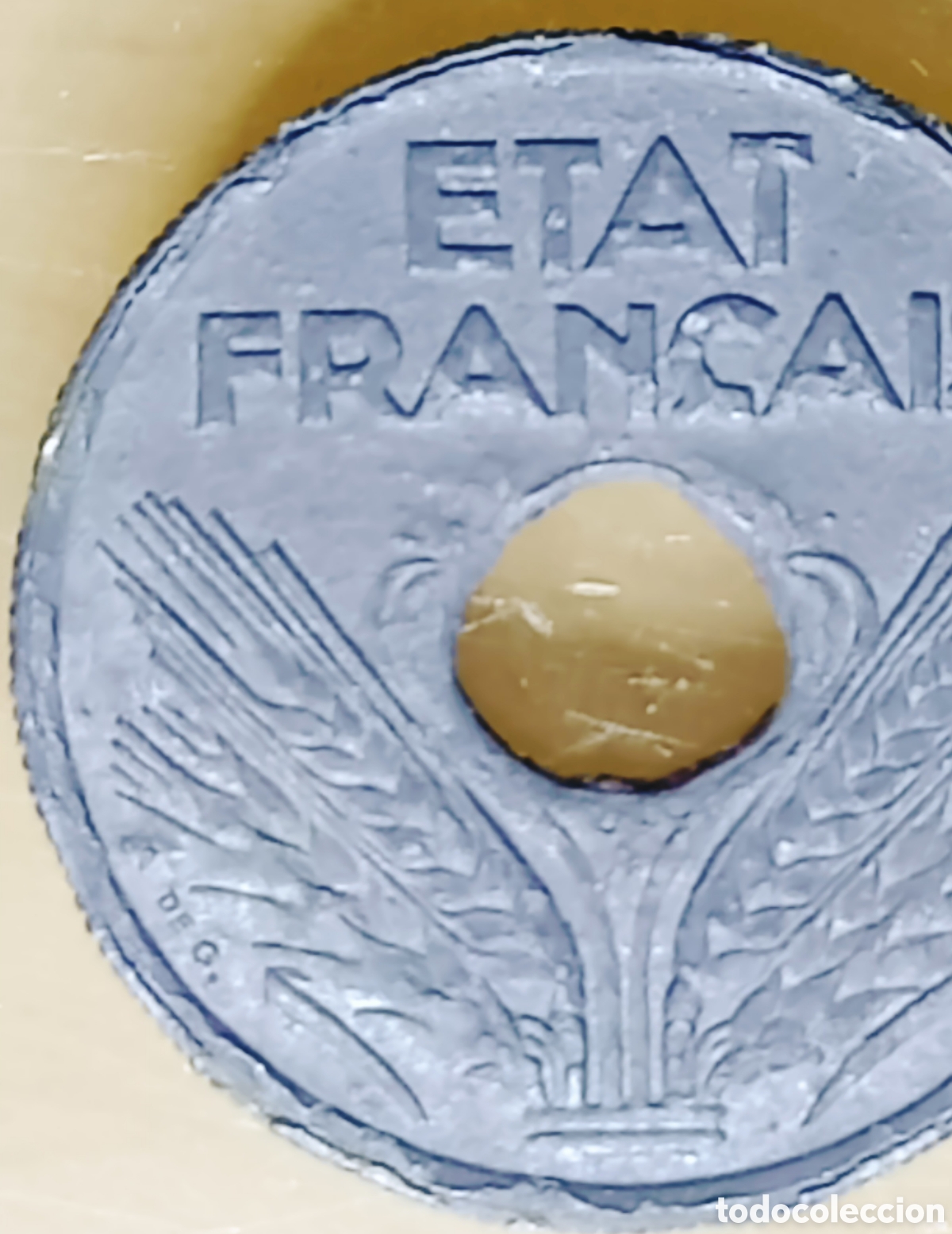Monedas con errores: Moneda Francia (1942) error m&uacute;ltiple - Foto 14