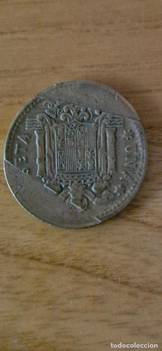 Monedas con errores: ERROR DE ACU&Ntilde;ACION MONEDA 1 PESETA FRANCO CON ERROR/FALLO DE ACU&Ntilde;ACION