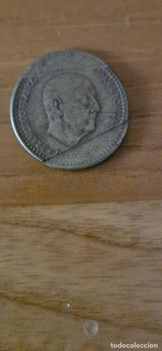 Monedas con errores: ERROR DE ACU&Ntilde;ACION MONEDA 1 PESETA FRANCO CON ERROR/FALLO DE ACU&Ntilde;ACION - Foto 5