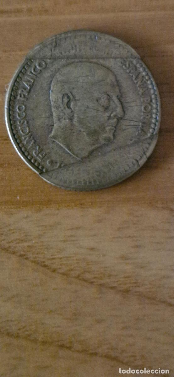 Monedas con errores: ERROR DE ACU&Ntilde;ACION MONEDA 1 PESETA FRANCO CON ERROR/FALLO DE ACU&Ntilde;ACION - Foto 8