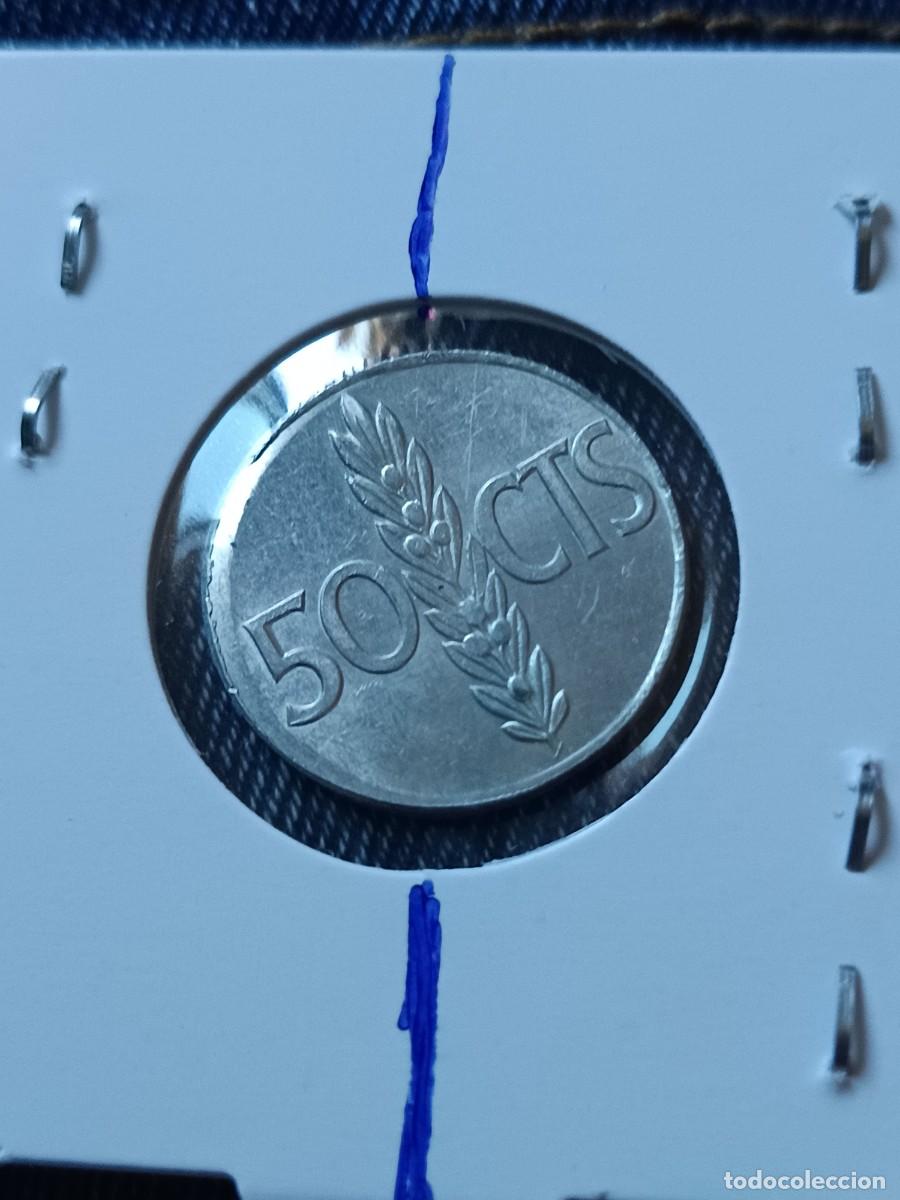 Monedas con errores: Monedas 50 c&eacute;ntimos 1966 doble error girada y desplazada - Foto 5