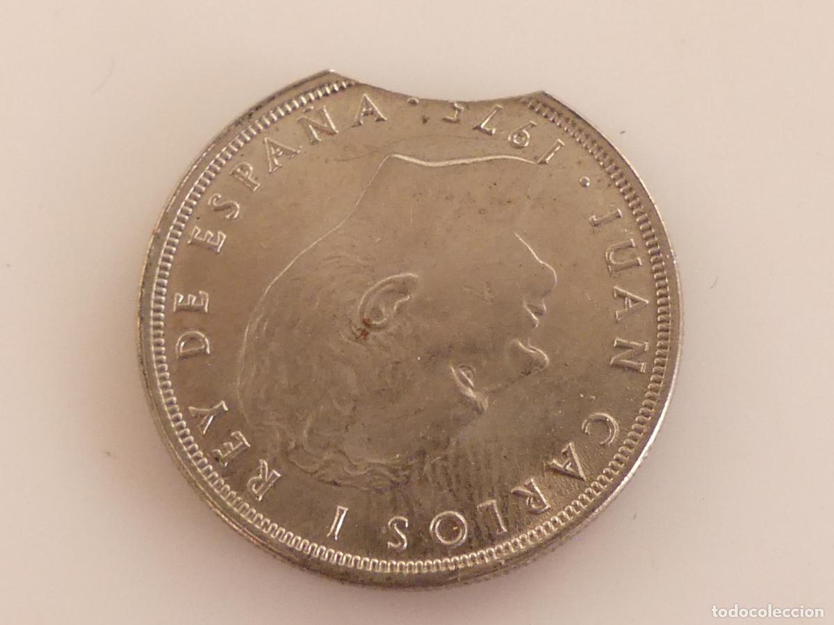 Monedas con errores: ERROR MONEDA DE 5 PESETAS A&Ntilde;O 1975 - Foto 4