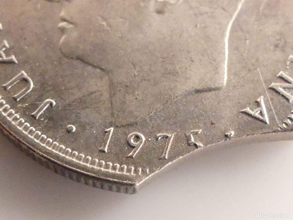 Monedas con errores: ERROR MONEDA DE 5 PESETAS A&Ntilde;O 1975 - Foto 5