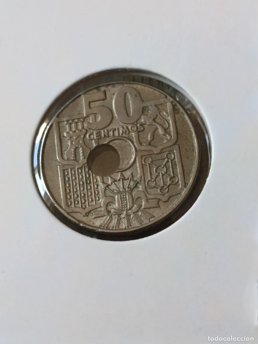 Monedas con errores: 4 Monedas de 50 c&eacute;ntimos agujero desplazada - Foto 4