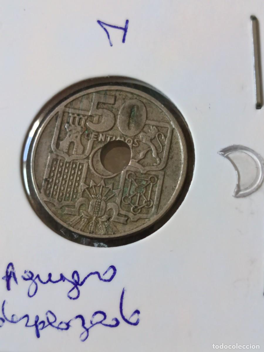 Monedas con errores: 4 Monedas de 50 c&eacute;ntimos agujero desplazada - Foto 8