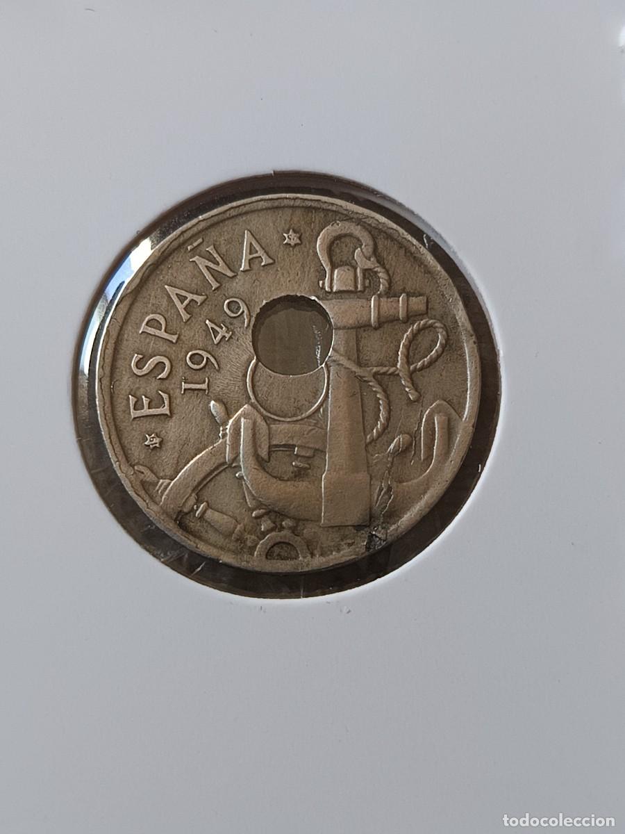 Monedas con errores: 4 monedas 50 c&eacute;ntimos agujero desplazada - Foto 4