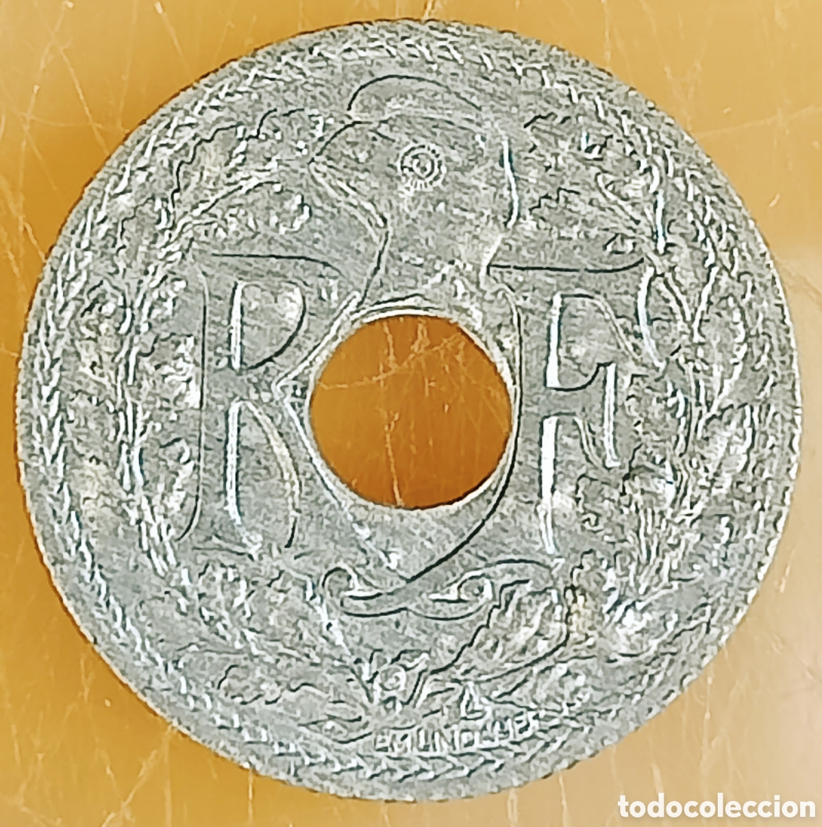 Monedas con errores: Moneda Francia(1941) Error M&uacute;ltiple - Foto 2
