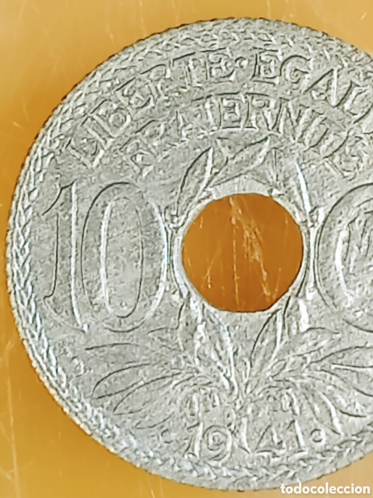 Monedas con errores: Moneda Francia(1941) Error M&uacute;ltiple - Foto 4