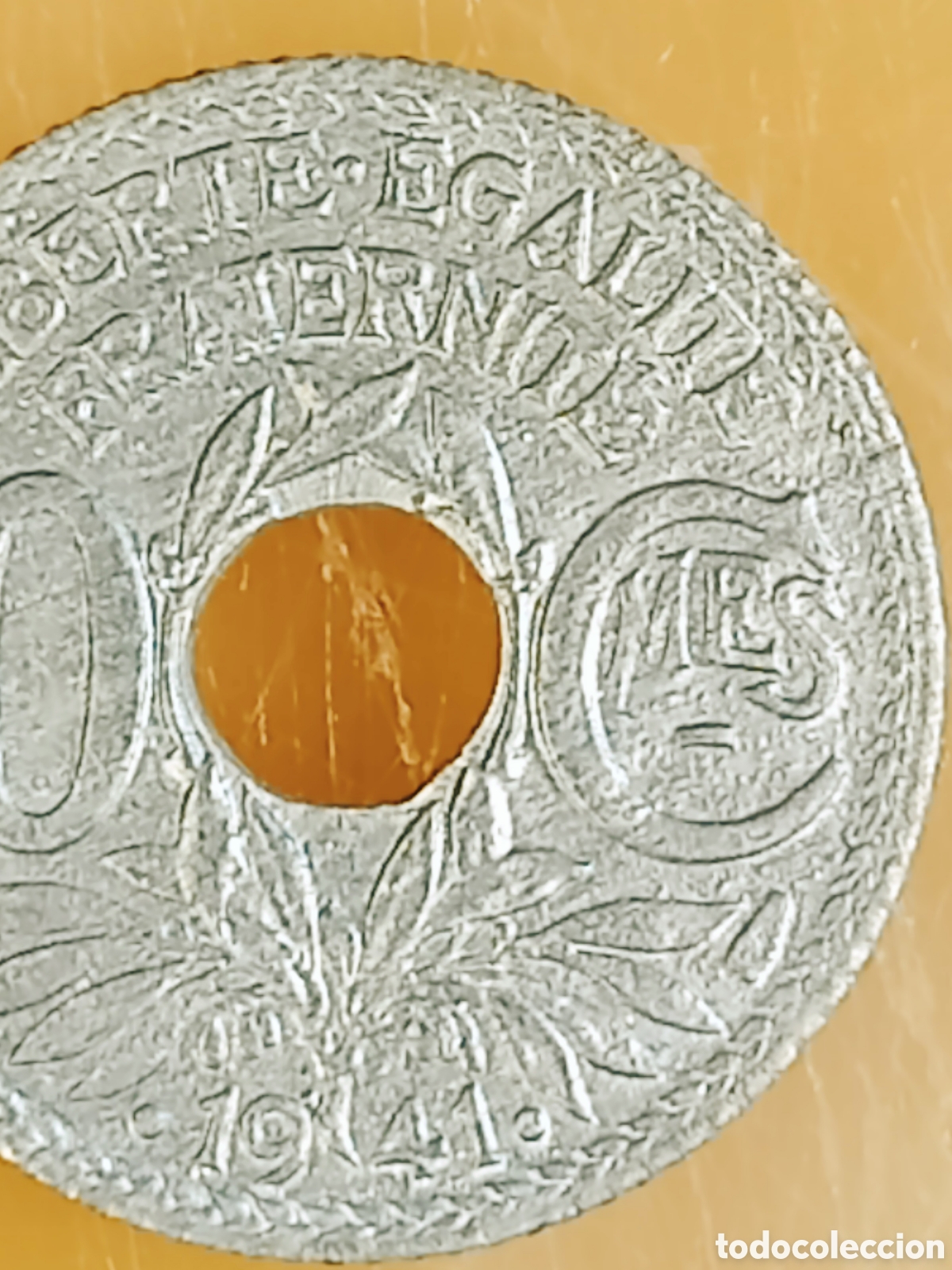 Monedas con errores: Moneda Francia(1941) Error M&uacute;ltiple - Foto 5