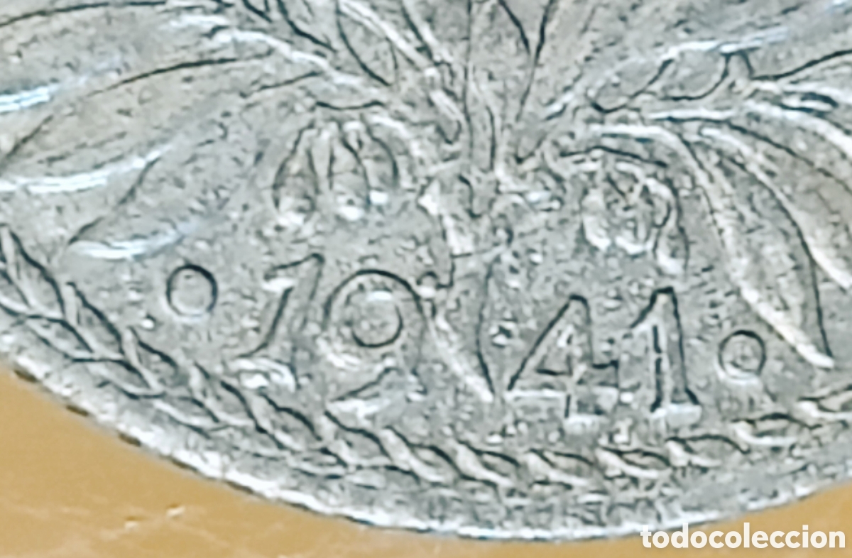 Monedas con errores: Moneda Francia(1941) Error M&uacute;ltiple - Foto 13