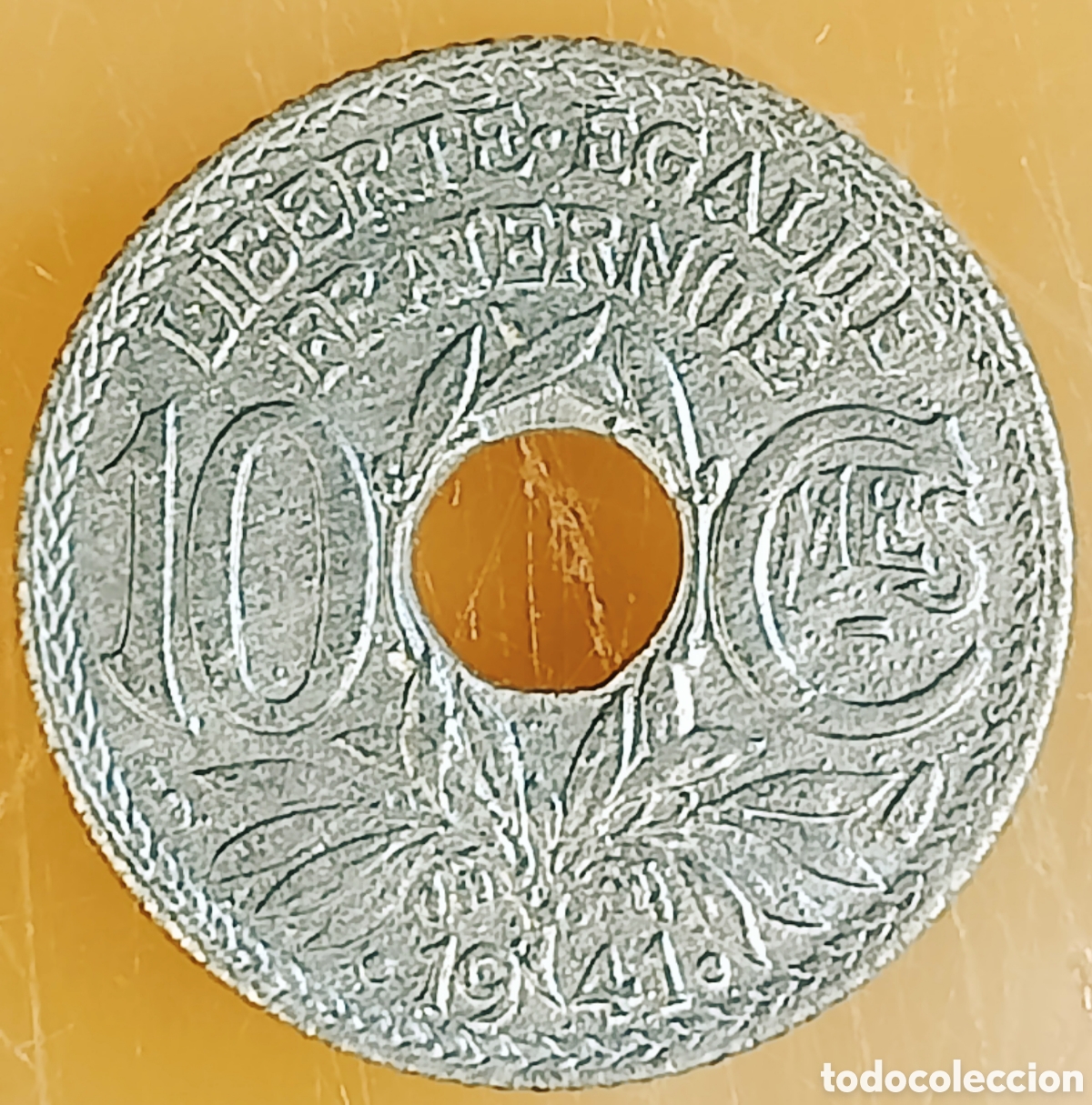 Monedas con errores: Moneda Francia(1941) Error M&uacute;ltiple