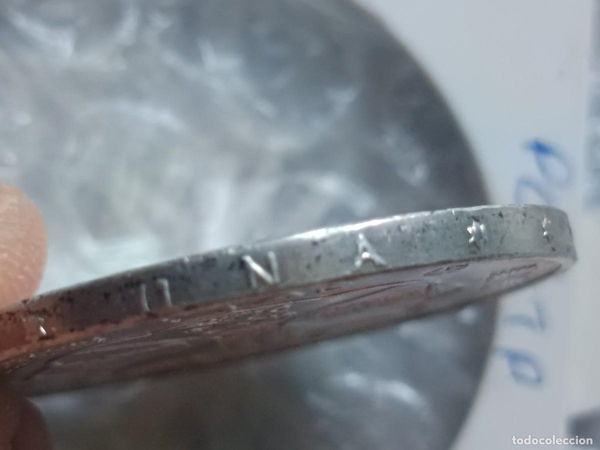 Monedas con errores: 3 monedas de 100 pesetas 1966 plata error - Foto 6