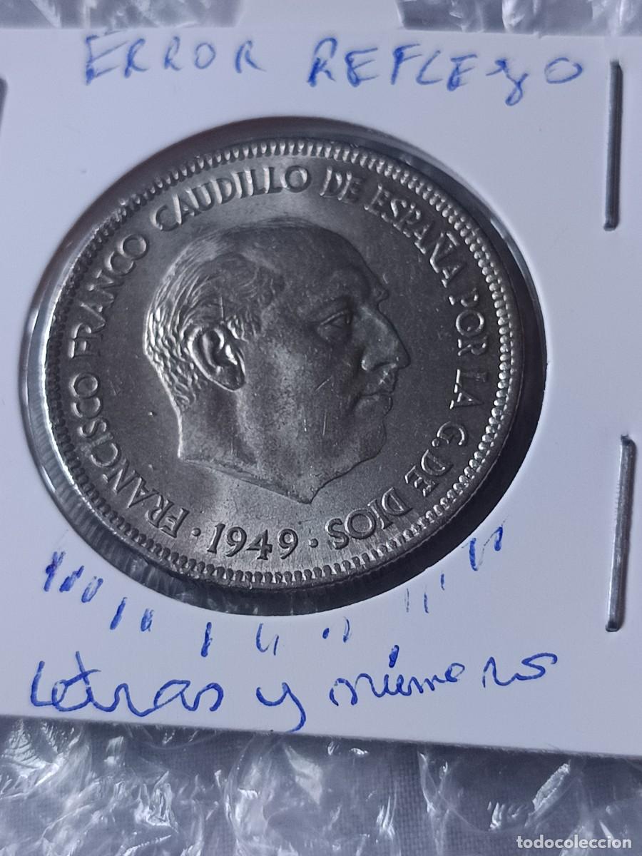 Monedas con errores: 3 monedas de 100 pesetas 1966 plata error - Foto 22