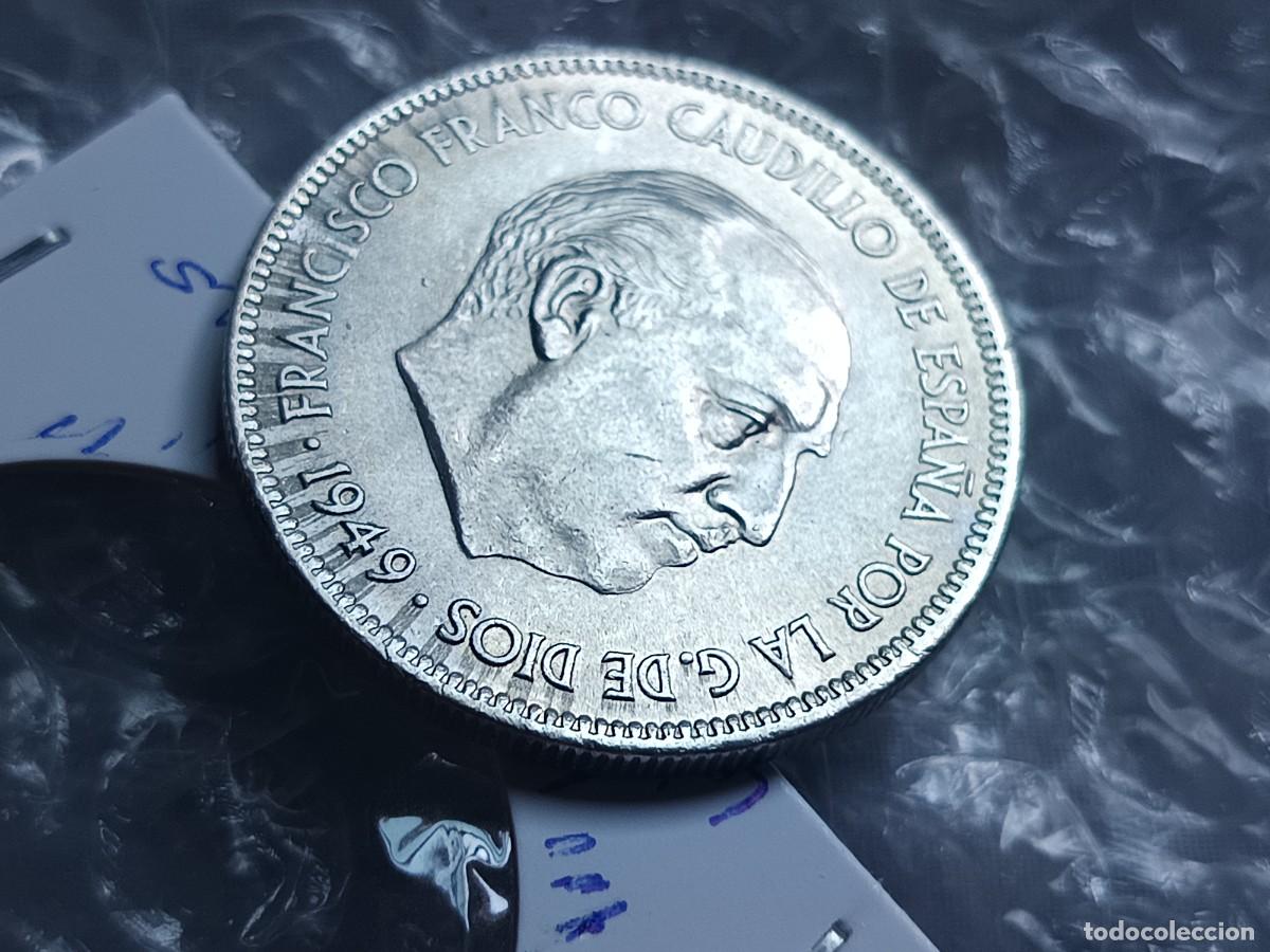 Monedas con errores: 3 monedas de 100 pesetas 1966 plata error - Foto 26