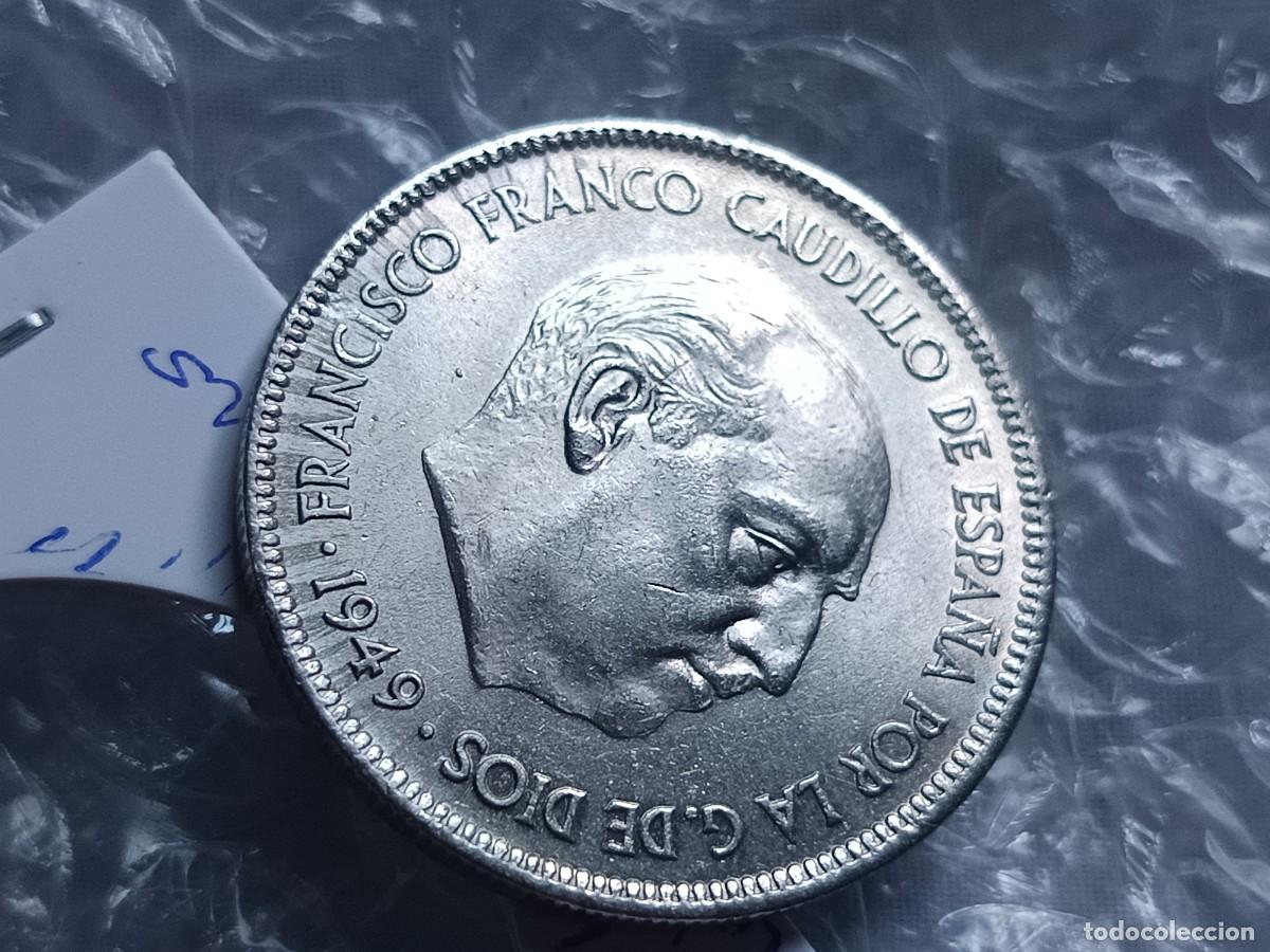 Monedas con errores: 3 monedas de 100 pesetas 1966 plata error - Foto 27