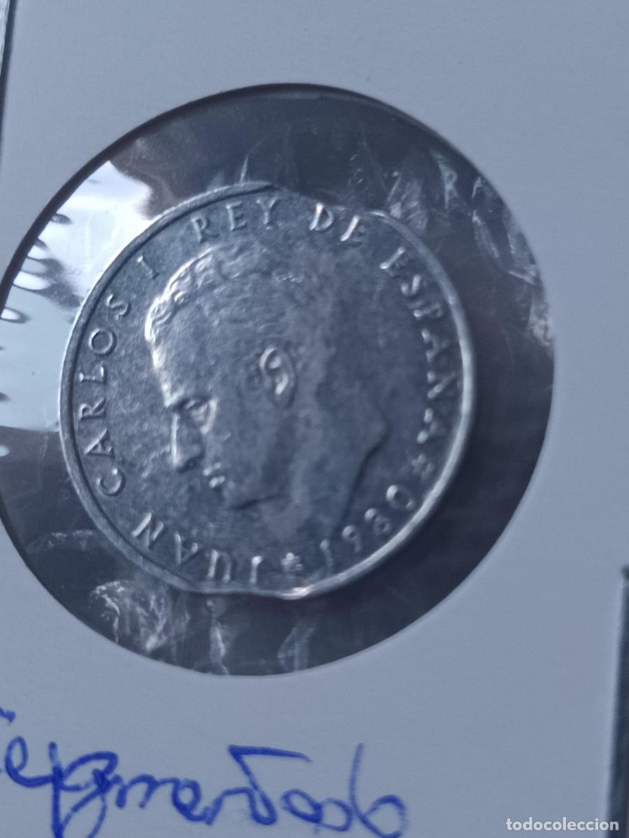 Monedas con errores: Lote 4 monedas 1 pesetas y 5 pesetas segmentadas - Foto 5