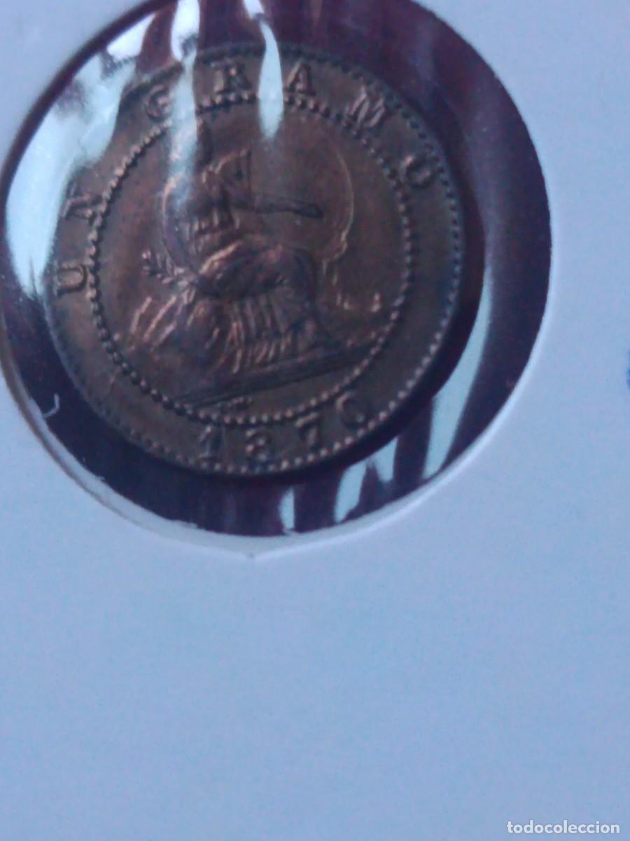 Monedas con errores: Monedas 1 c&eacute;ntimo 1870 con repinte - Foto 5