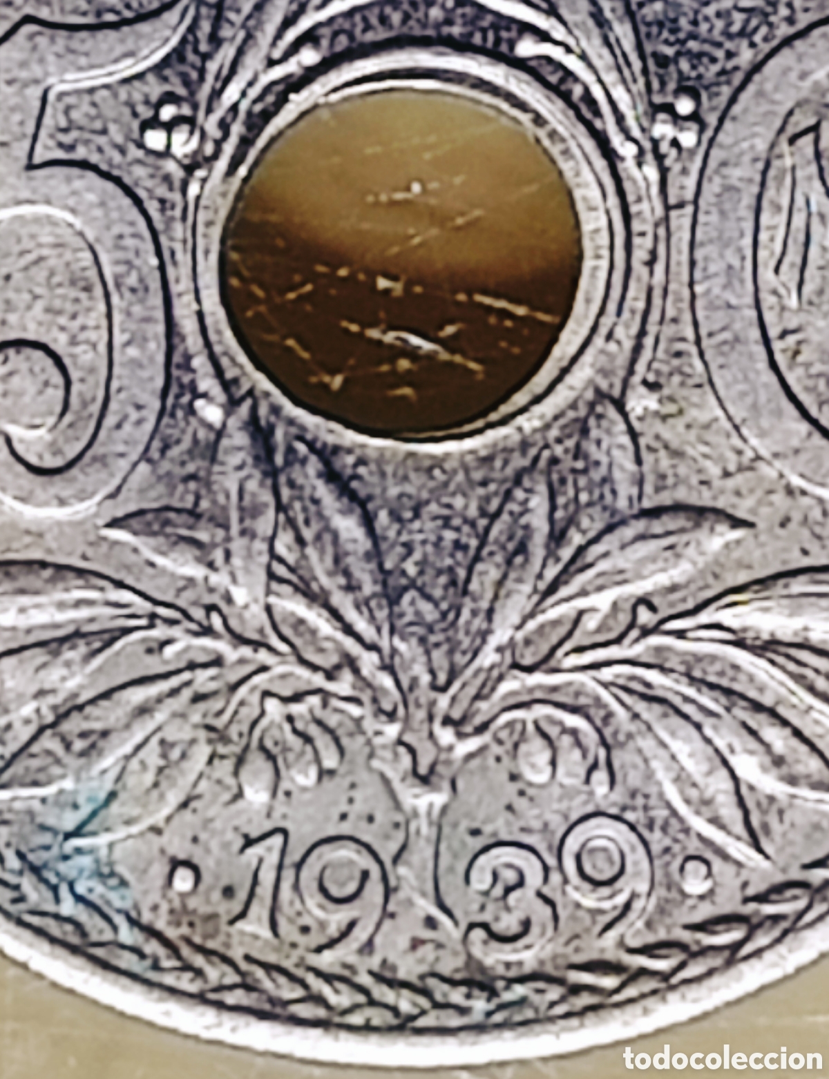 Monedas con errores: Moneda Francia-1939 (error de acu&ntilde;aci&oacute;n) - Foto 8